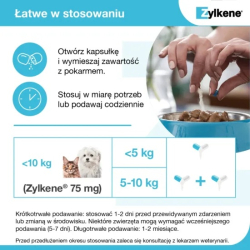ZYLKENE 225mg 10 tabl. Na stres na podróż wyciszenie niepokój lęk 10-30 kg